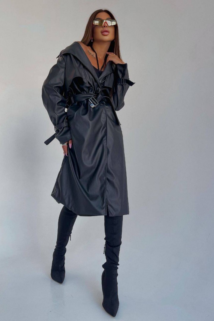 Кожаный плащ AP-558A820