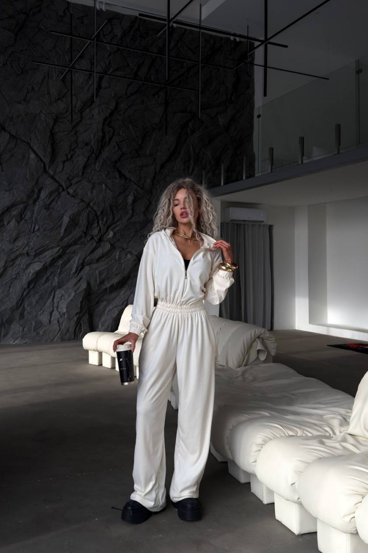 Велюровый комбинезон EST-8019A630