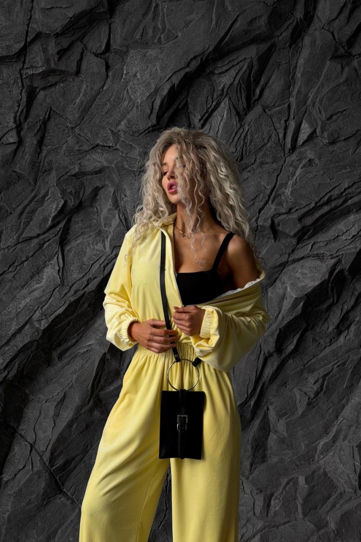 Велюровый комбинезон EST-8019A630