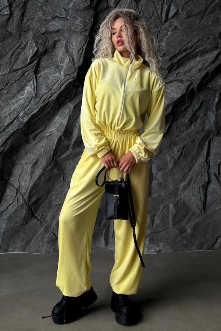 Велюровый комбинезон EST-8019A630