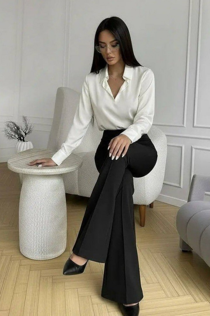 Стильные брюки клеш IMMA-454A350