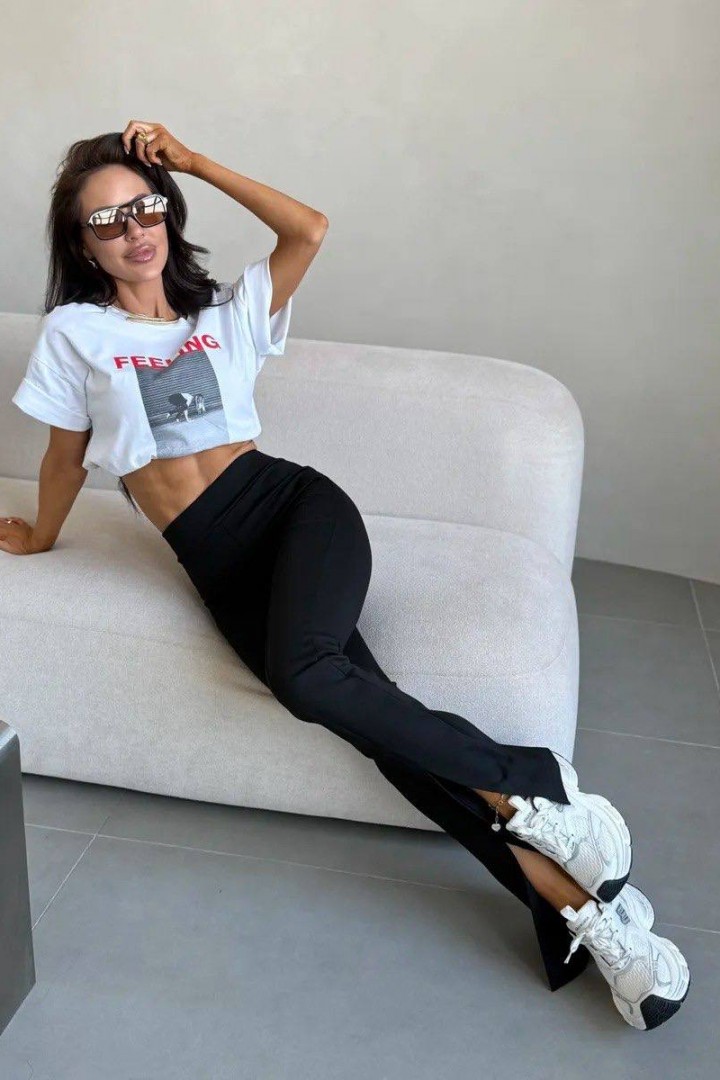 Женские брюки-клеш IMMA-455A350