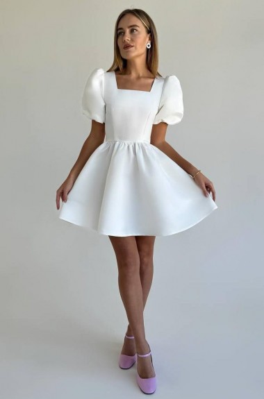 Лаконичное платье с рукавами фонарик INNA-731A470