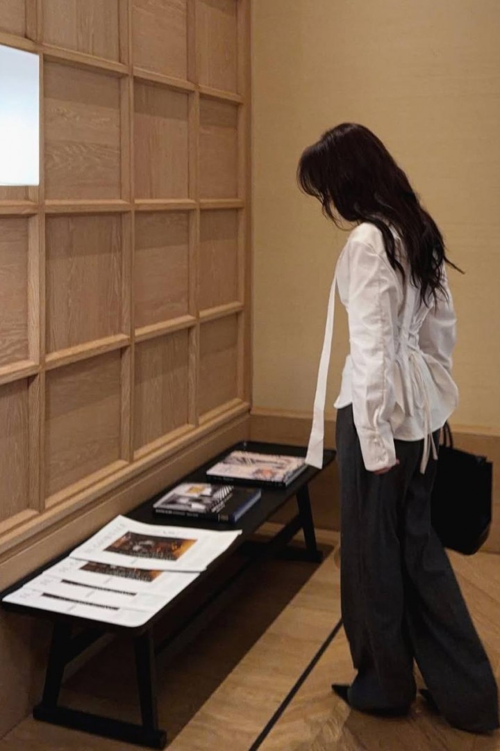 Рубашка с корсетной шнуровкой на спине INNA-589A450