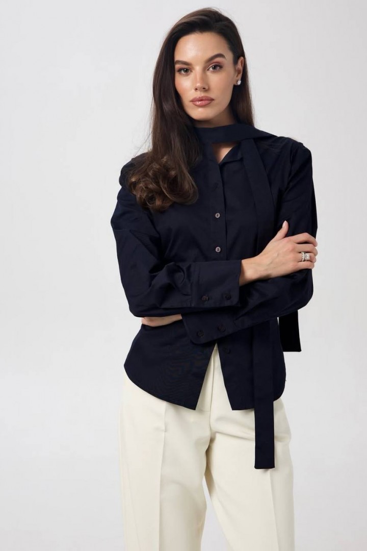 Рубашка с корсетной шнуровкой на спине INNA-589A450