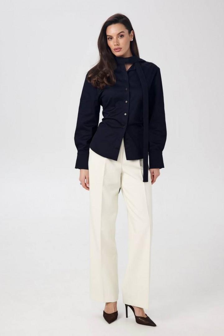 Рубашка с корсетной шнуровкой на спине INNA-589A450