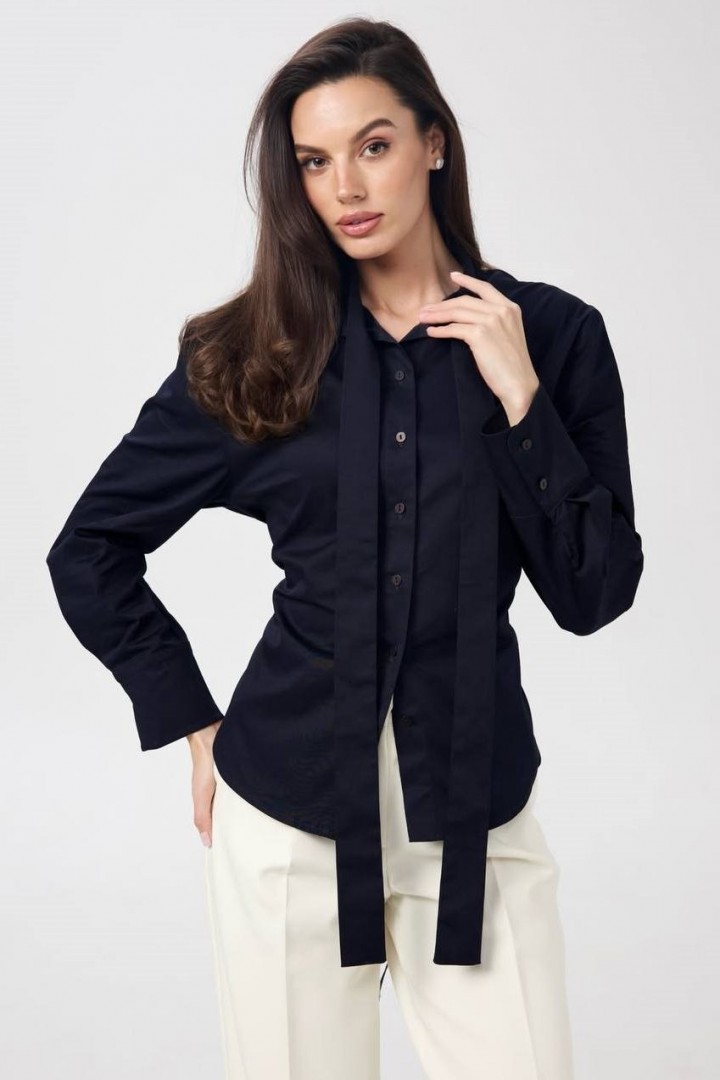 Рубашка с корсетной шнуровкой на спине INNA-589A450