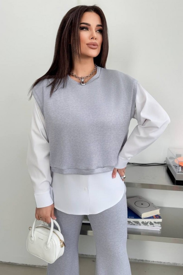 Костюм тройка рубашка, брюки и жилет LOU-1327A920