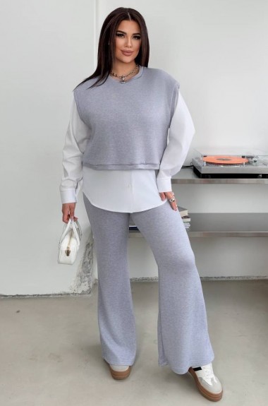 Костюм тройка рубашка, брюки и жилет LOU-1327A920