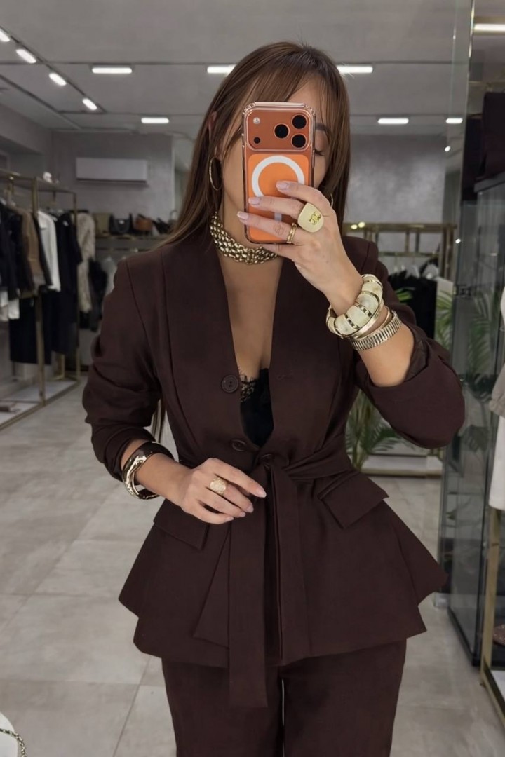 Нарядный брючный костюм LOU-1382A950