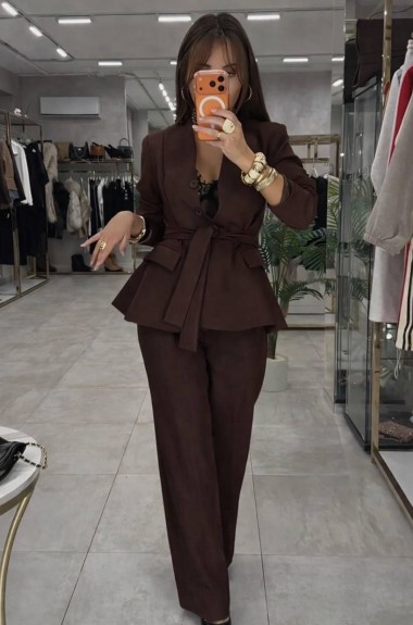 Нарядный брючный костюм LOU-1382A950