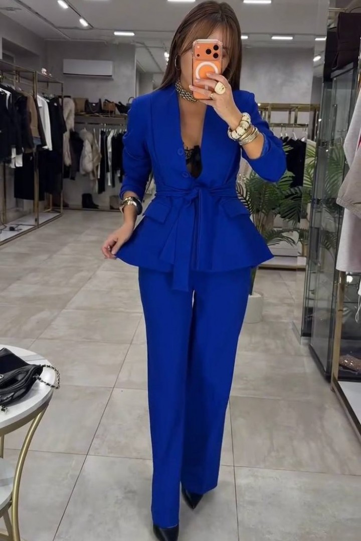 Нарядный брючный костюм LOU-1382A950