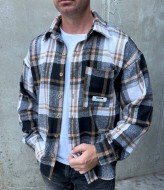 Мужская рубашка в клетку LSA-744A480
