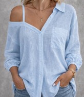 Лаконичная женская рубашка LSA-726A450