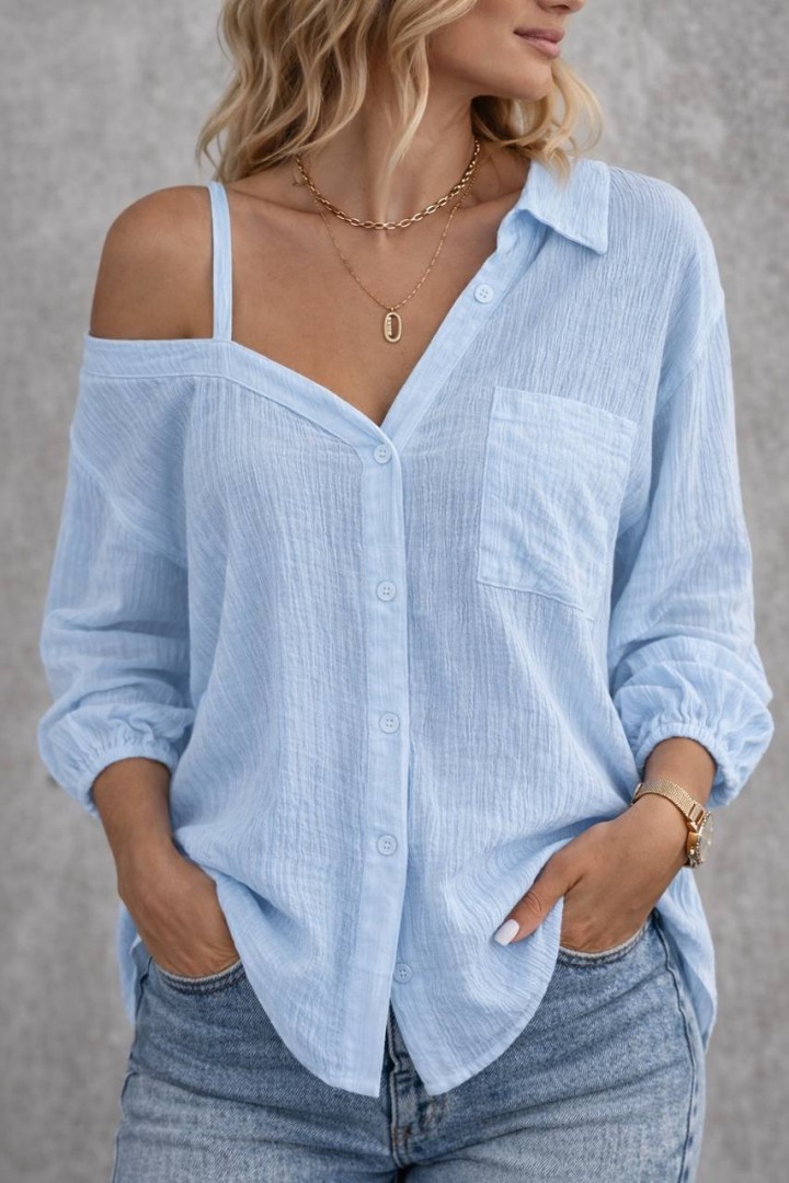 Лаконичная женская рубашка LSA-726A450