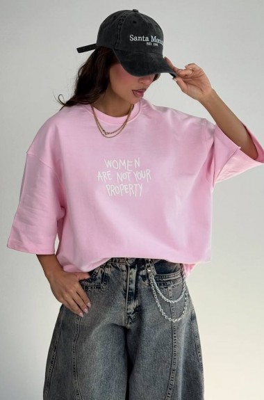 Футболка с накатом LOU-1290A550