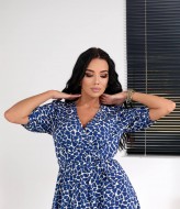 Платье с имитацией запаха MIK-1620A370