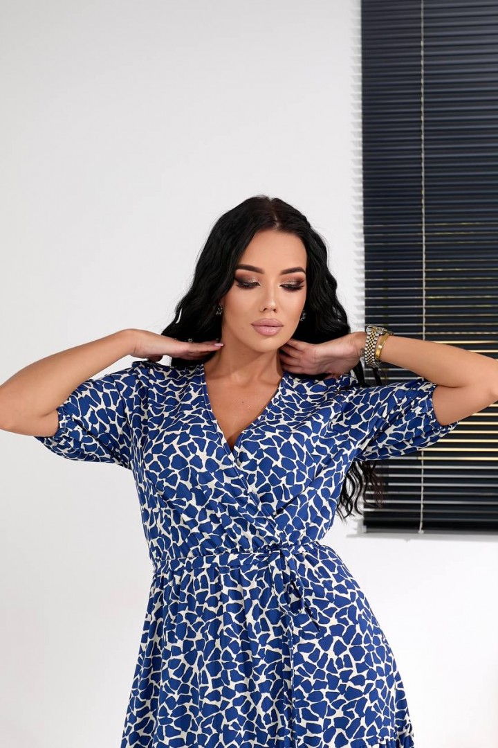 Платье с имитацией запаха MIK-1620A370