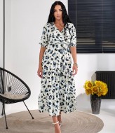 Платье с имитацией запаха MIK-1620A370