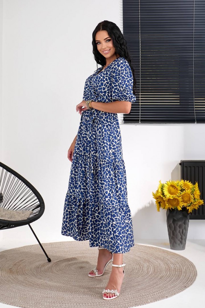 Платье с имитацией запаха MIK-1620A370