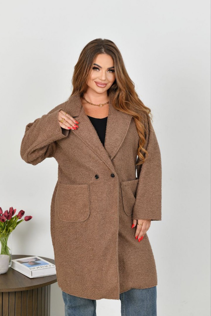 Женское стильное пальто MIK-8076A450