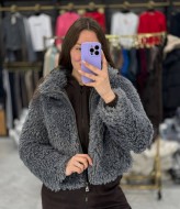 Трендовая куртка баранчик MIK-10046A490