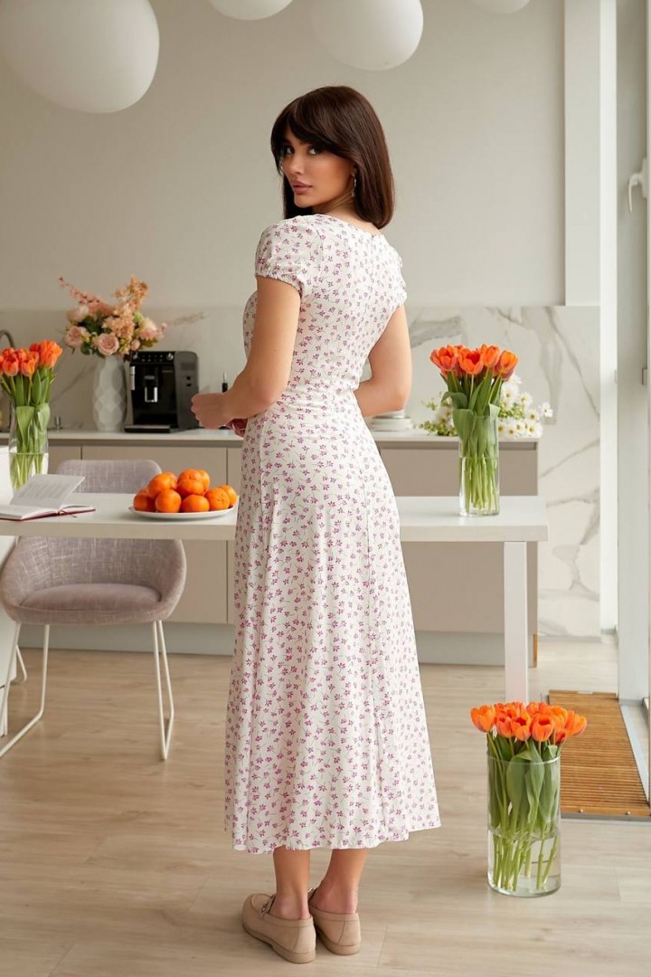 Платье с разрезом по ножке MIK-2367A249