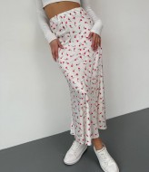 Шелковая юбка миди MIK-8067A430