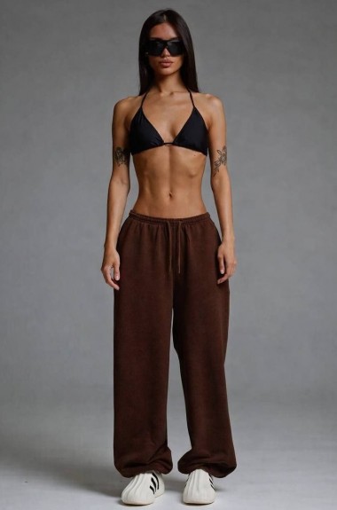 Стильные брюки свободного кроя MIK-4267A380