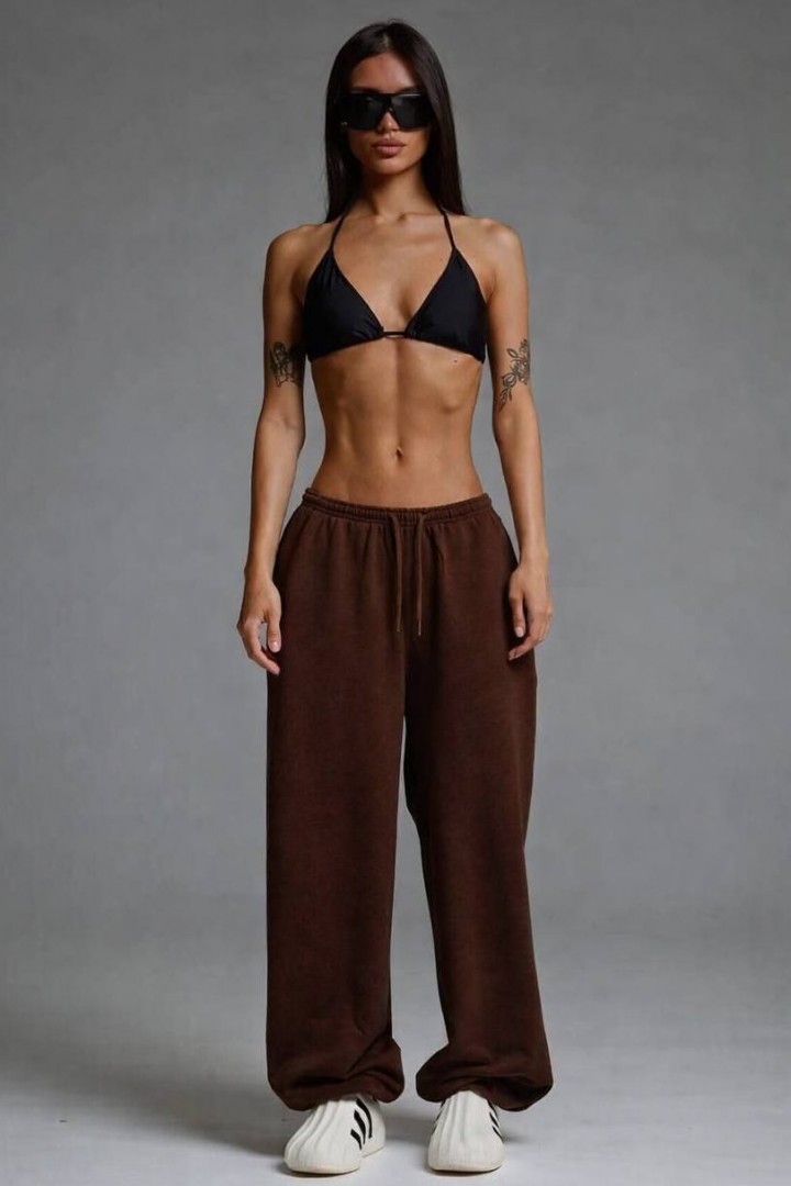 Стильные брюки свободного кроя MIK-4267A380