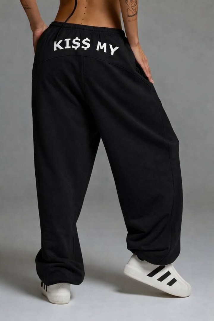 Стильные брюки свободного кроя MIK-4267A380