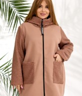 Демисезонное пальто из кашемира DV-R3510A860