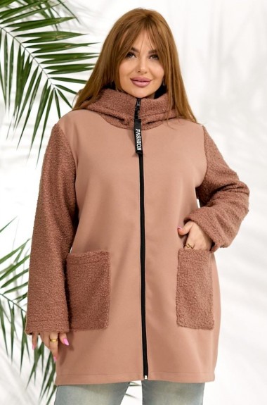 Демисезонное пальто из кашемира DV-R3510A860