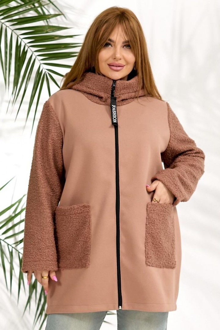 Демисезонное пальто из кашемира DV-R3510A860