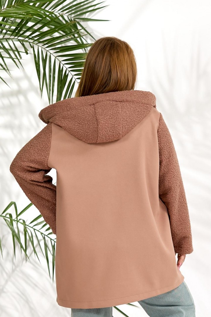 Демисезонное пальто из кашемира DV-R3510A860