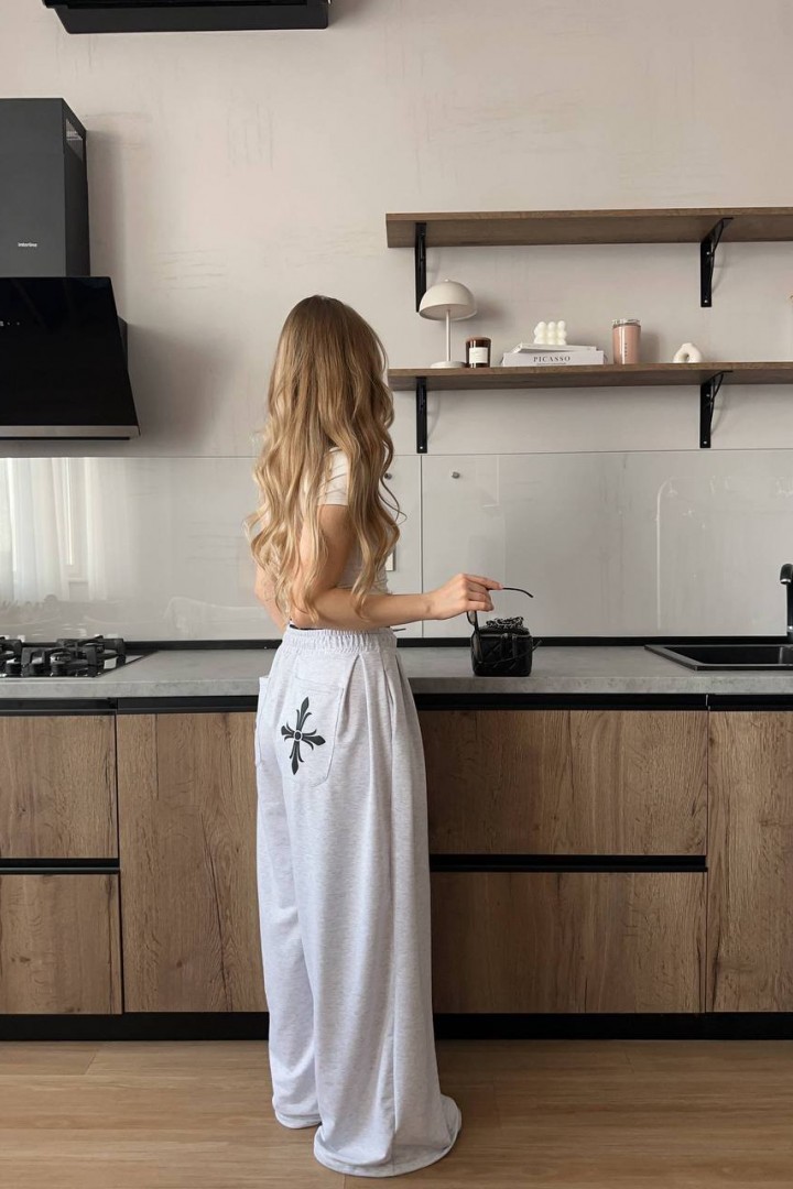 Спортивные штаны женские широкие  VSH-155A620