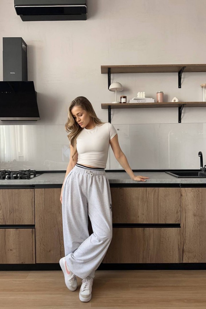 Спортивные штаны женские широкие  VSH-155A620