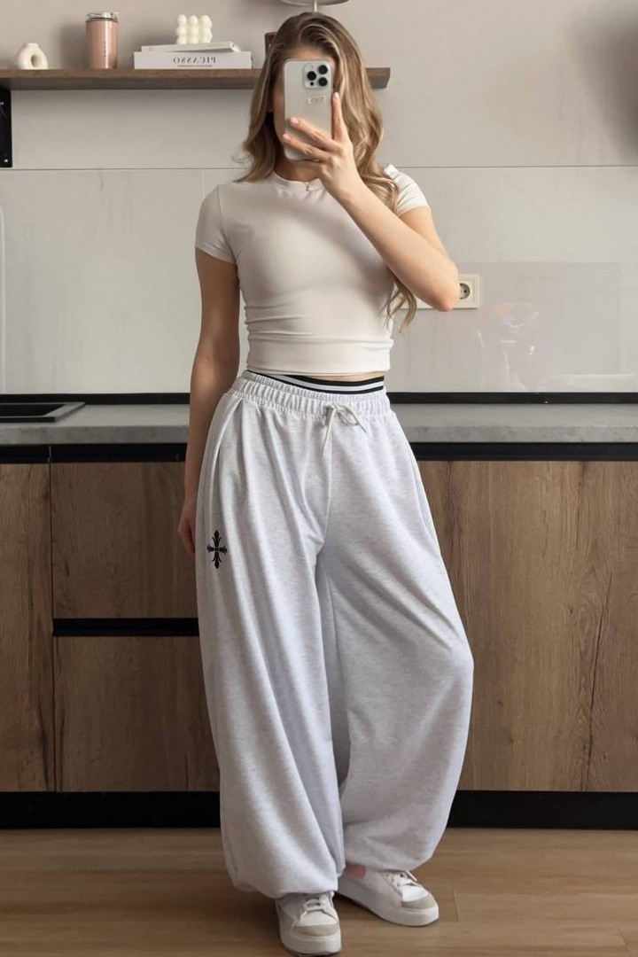 Спортивные штаны женские широкие  VSH-155A620