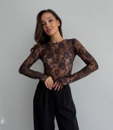 Гіпюровий лонгслив VSH-888A370