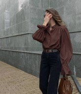 Сатиновая рубашка VSH-7044A550