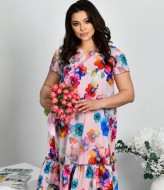 Цветастое платье IV-0311A350
