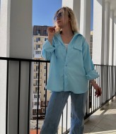 Рубашка микровельвет женская MIS-137A400