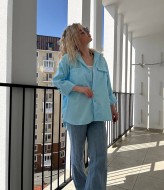 Рубашка микровельвет женская MIS-137A400