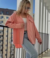 Рубашка микровельвет женская MIS-137A400