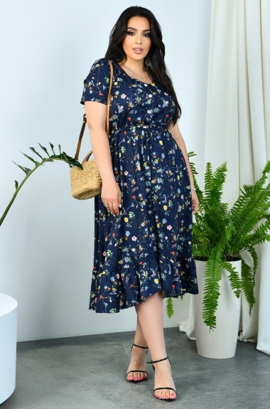 Женское летнее платье батал KYB-21107A16