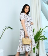 Женское летнее платье батал KYB-21107A16