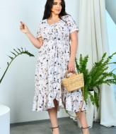 Женское летнее платье батал KYB-21107A16