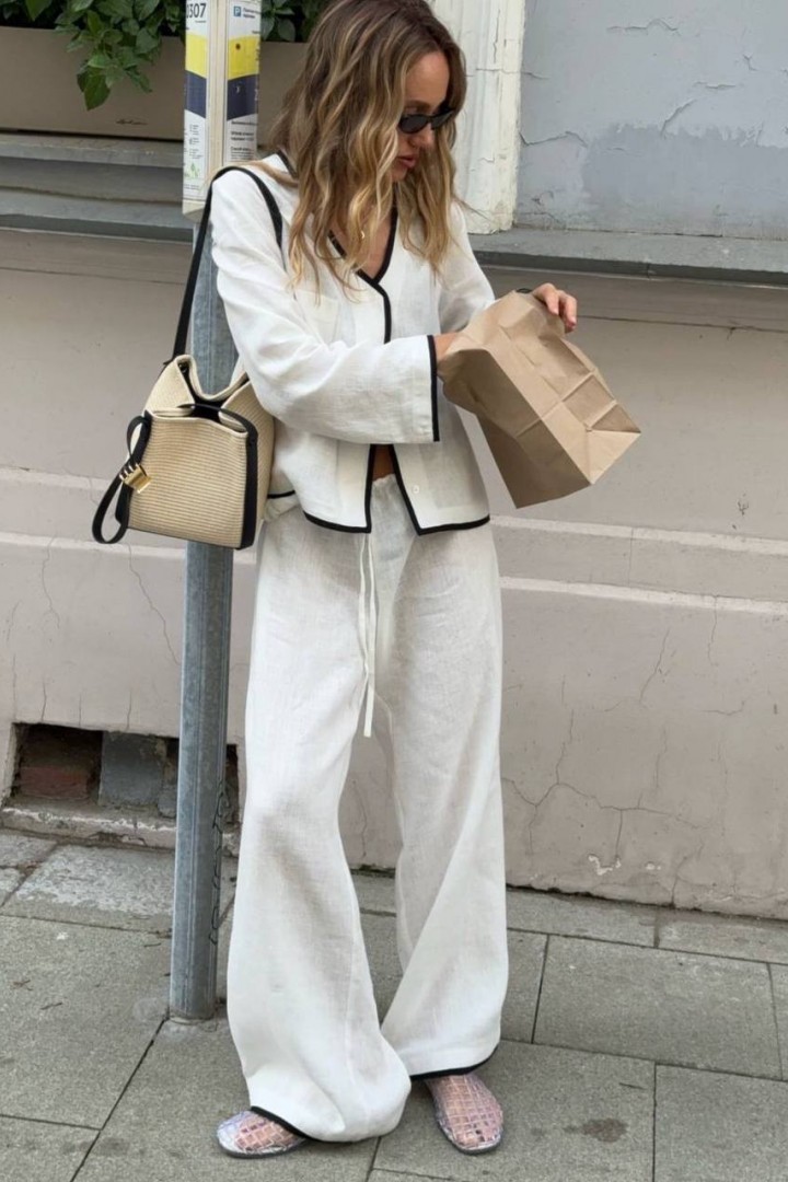 Костюм з льону NUL-8077A820