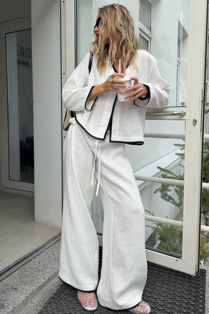 Костюм з льону NUL-8077A820