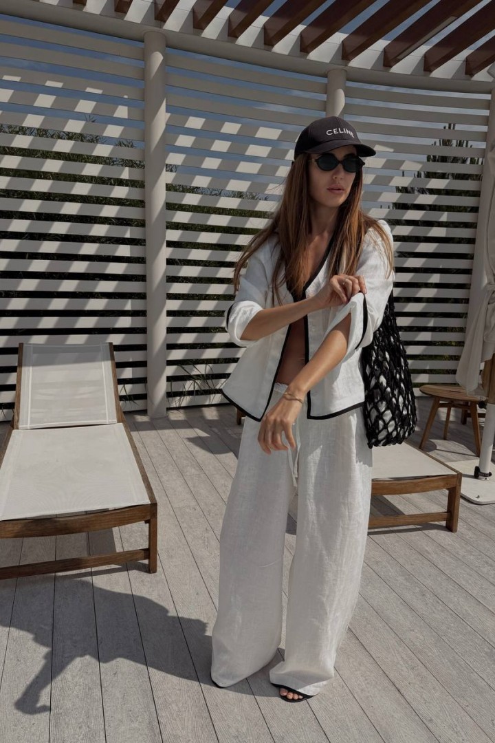 Костюм з льону NUL-8077A820